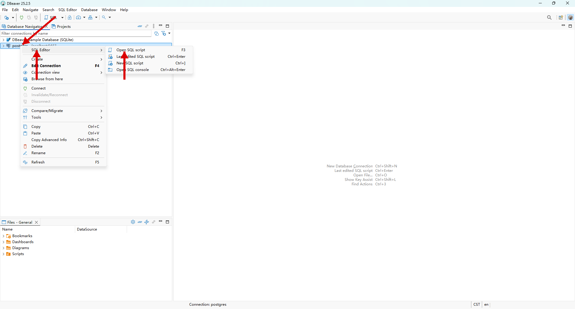 Create SQL Editor